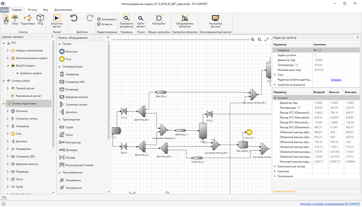 Surface Facilities Modeling